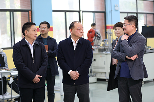株洲市人社局党组书记、局长潘庆一行到MK体育·(国际)官方网站调研湖南省第一届职业技能大赛赛事准备情况